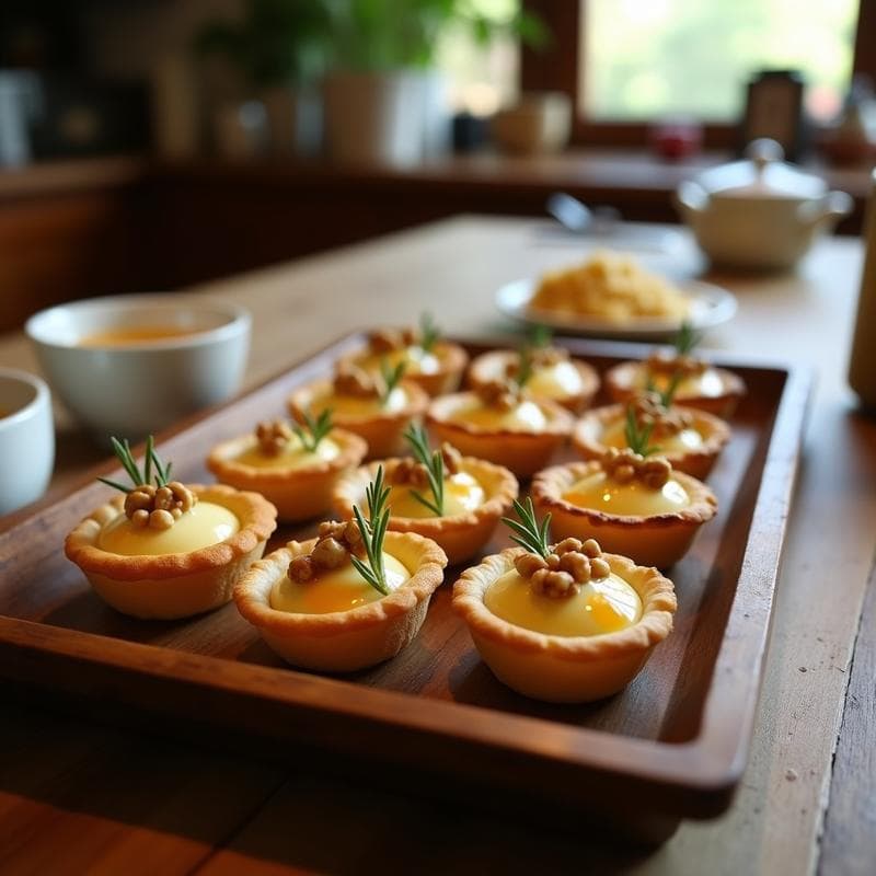 Tartaletas de Queso de Cabra y Miel: Receta en Thermomix con Base Crujiente en 25 Minutos