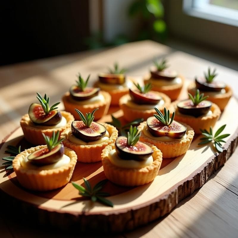 Tartaletas de Queso de Cabra y Miel de Trufa Negra: Receta Gourmet Express para Sorprender