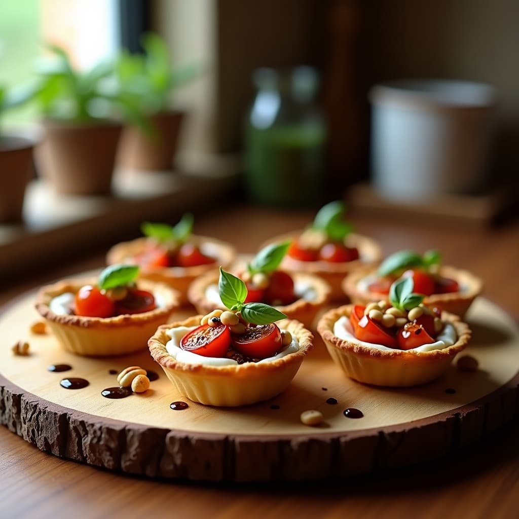 Tartaleta de Queso de Cabra y Tomates Secos en Masa de Almendra: Entrante Sin Gluten