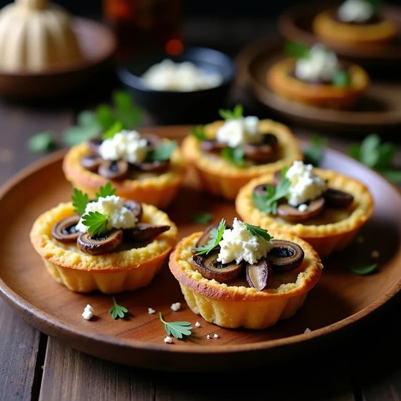 Tartaletas de Quinoa y Champiñones Ahumados: Receta Sin Gluten y Alta en Proteína