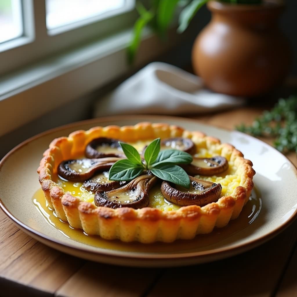 Tartaleta de Quinoa y Champiñones Portobello: Aperitivo Vegano en Thermomix con Toque Francés