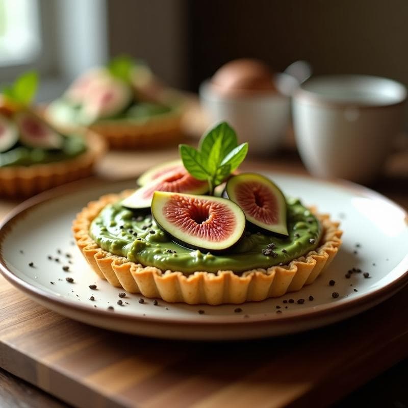 Tartaleta de quinoa con crema de espinacas y higos: Receta vegana y sin gluten para tupper