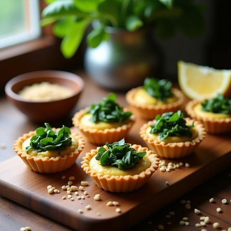 Tartaletas de Quinoa y Espinacas Ahumadas: Receta Vegana Sin Gluten en 30 Minutos
