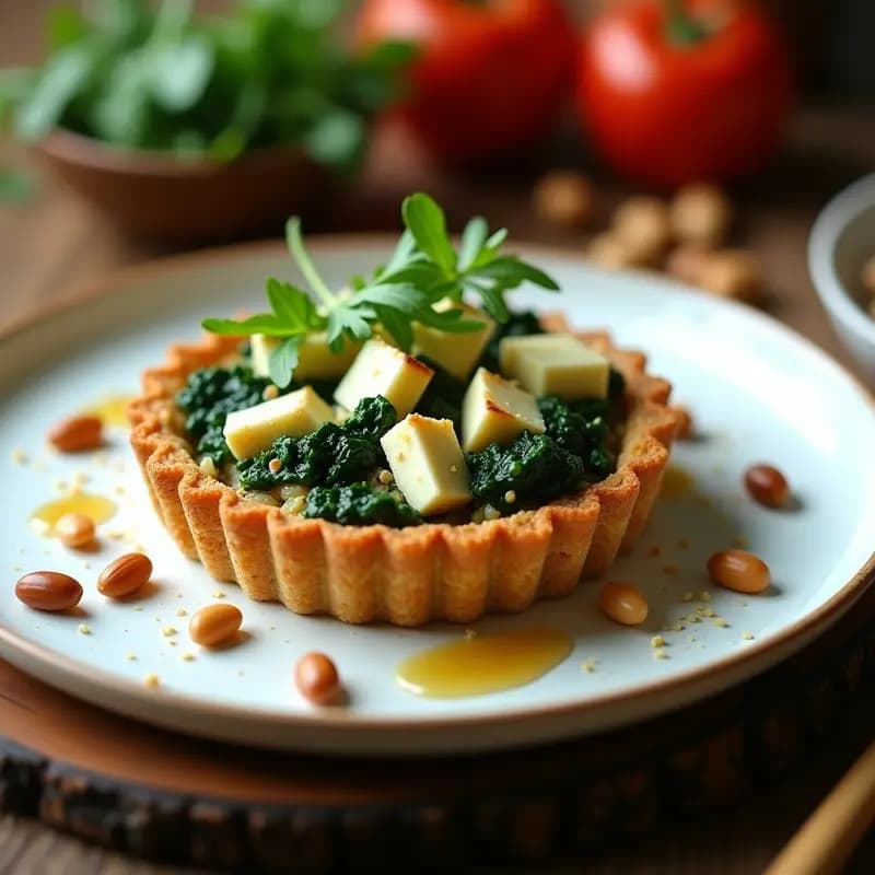 Tartaleta de Quinoa y Espinacas con Gorgonzola: Receta Sin Gluten con Toque Gourmet en 30 Minutos