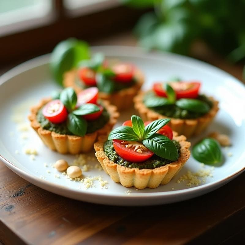 Tartaleta de Quinoa y Pesto de Albahaca: Receta Sin Gluten y Alta en Proteína en 20 Minutos