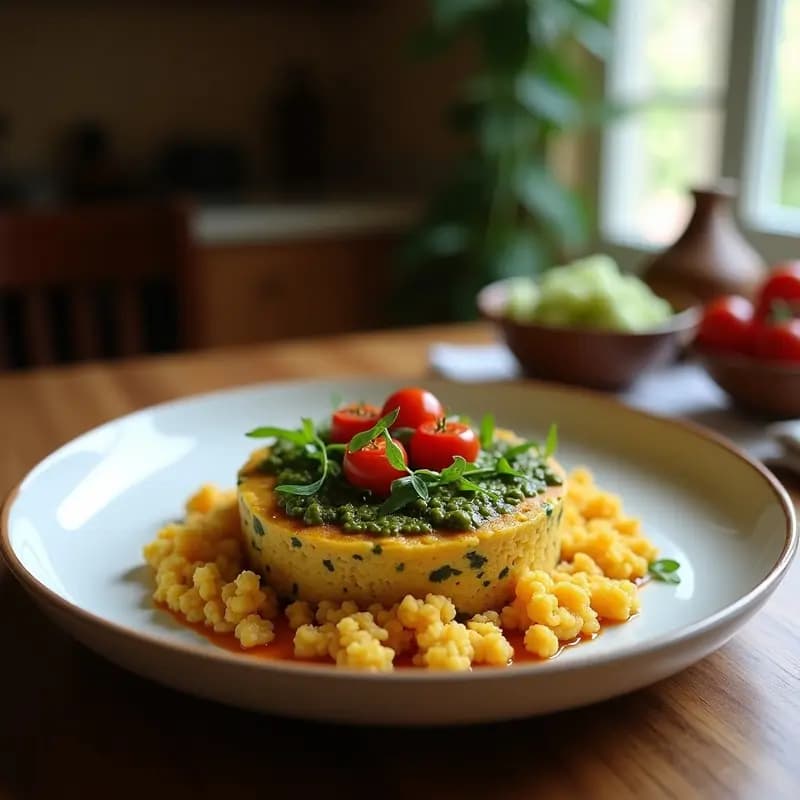 Tartaleta de Quinoa y Pesto de Albahaca con Tomates Secos: Aperitivo Mediterráneo en Thermomix