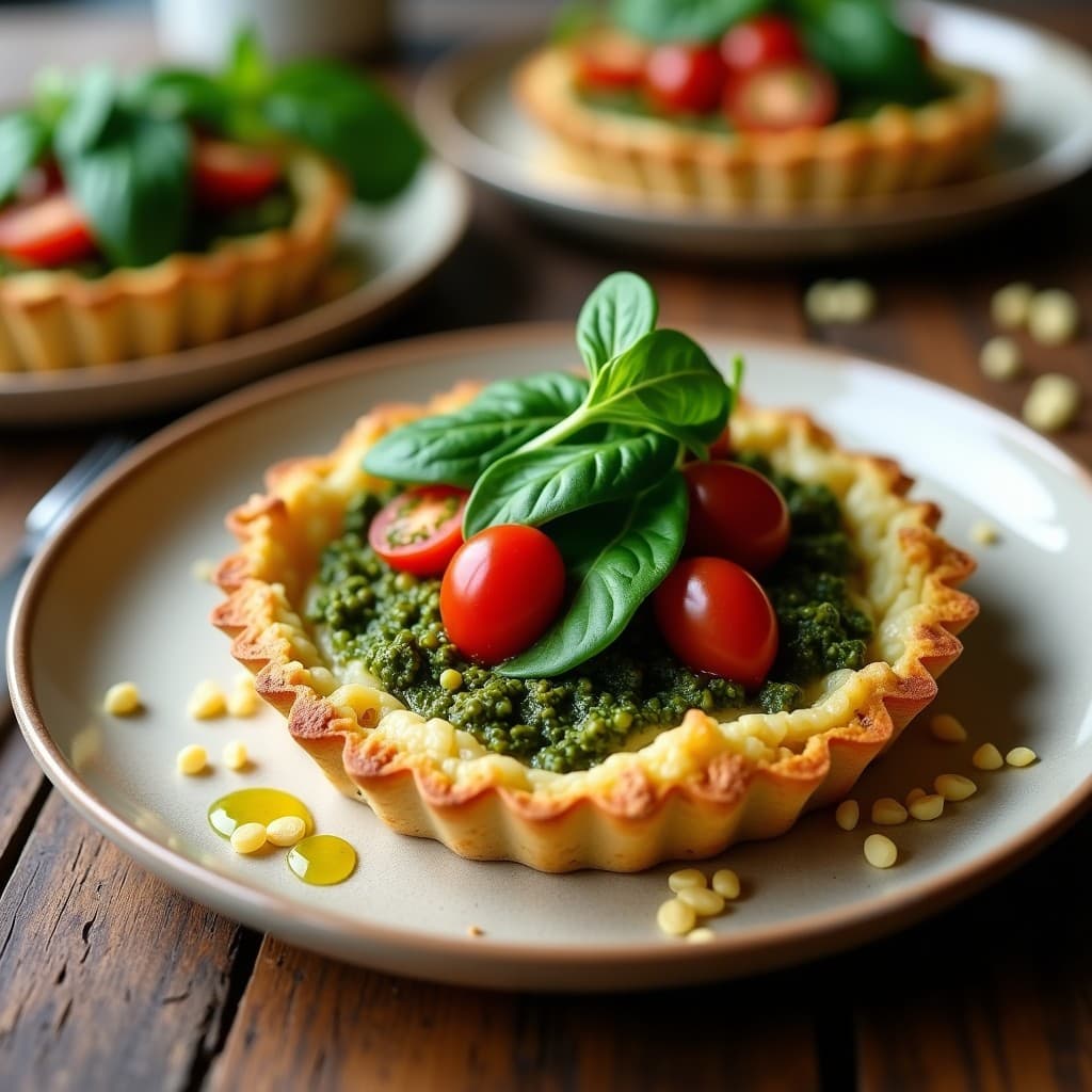 Tartaleta de Quinoa y Pesto de Higuerilla: Receta Colombiana Sin Gluten para Tupper