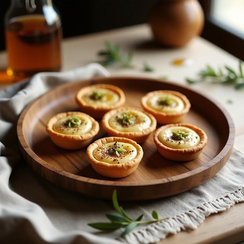 Tartaletas de Tahini y Miel con Zaatar: Receta Árabe Sin Horno y Alta en Proteína