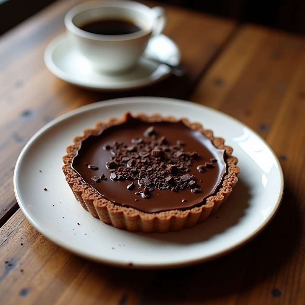 Tartaleta Vegana de Café Moca: Postre Sin Horno y Alto en Energía