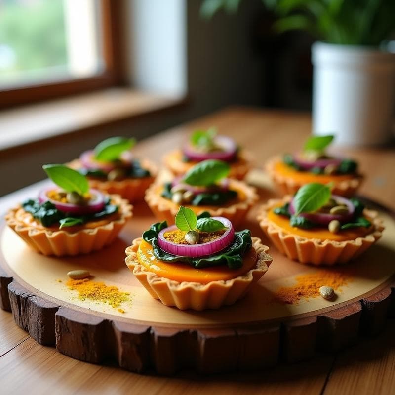 Tartaleta Vegana de Calabaza y Cúrcuma: Receta en Airfryer Sin Gluten y Antiinflamatoria