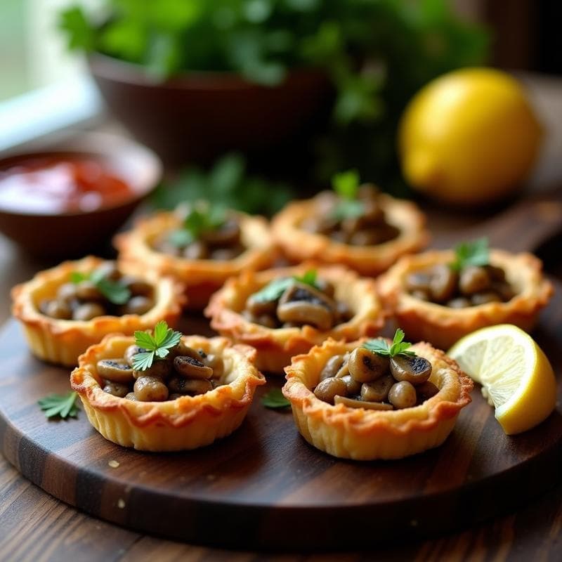 Tartaleta de Yuca y Champiñones: Receta Sin Gluten en Airfryer con Toque Colombiano