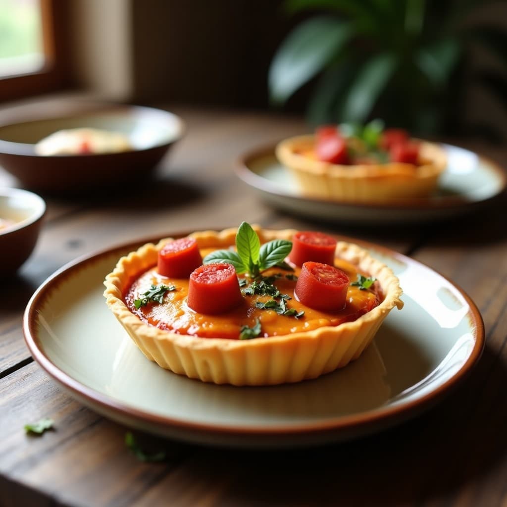Tartaleta de Yuca y Chorizo Ibérico: Receta Española Sin Gluten en Thermomix