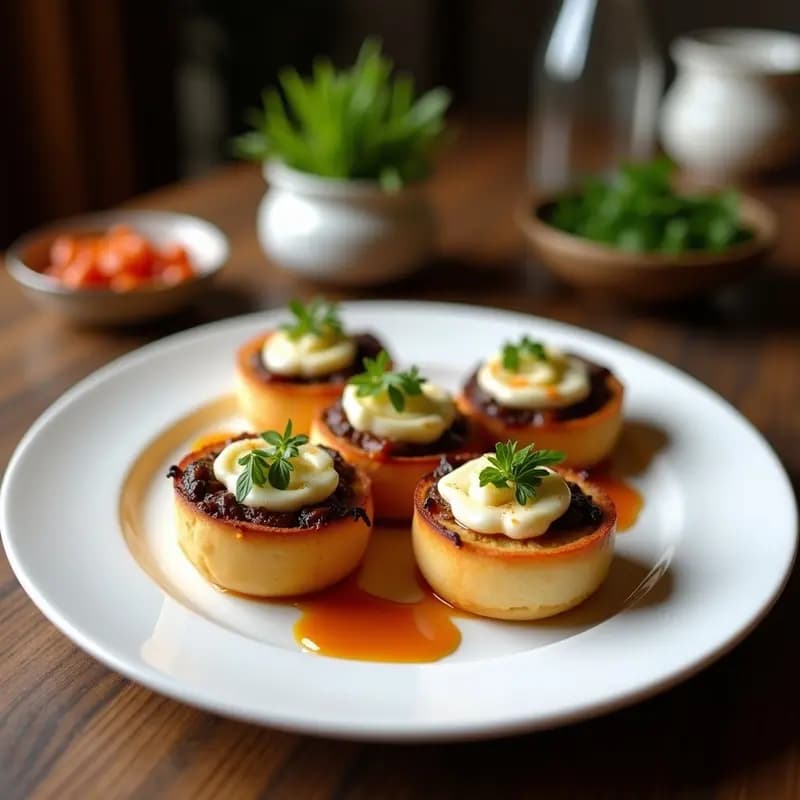 Tartaletas de Aceitunas Kalamata y Queso de Oveja: Aperitivo Heleno Sin Horno