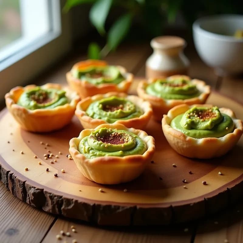 Tartaletas de Aguacate y Hummus: Receta Crujiente en Airfryer Sin Horno
