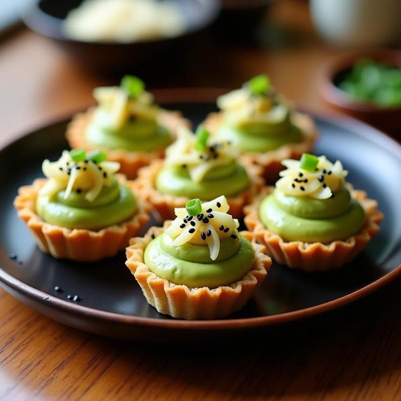 Tartaletas de Aguacate y Surimi Vegano: Receta en Airfryer con Toque Japonés