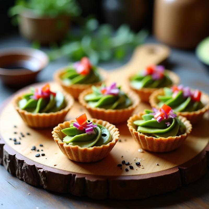 Tartaletas de Algas Wakame y Aguacate: Receta Vegana con Toque Umami en 15 Minutos