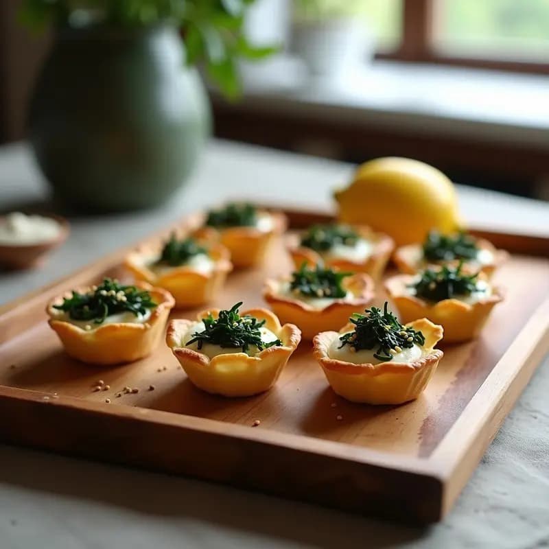 Tartaletas de Algas Wakame y Queso de Cabra: Receta Vegana y Alta en Proteínas en 20 Minutos