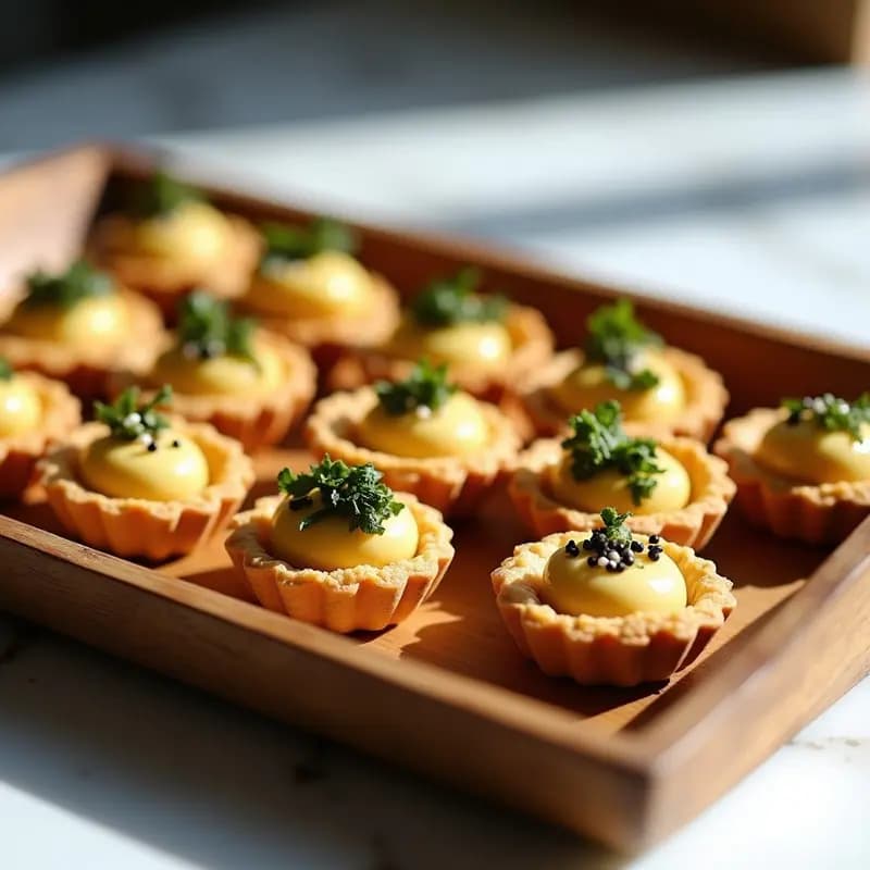 Tartaletas de Algas Wakame y Queso de Cacahuete: Aperitivo Japonés Keto en 15 Minutos