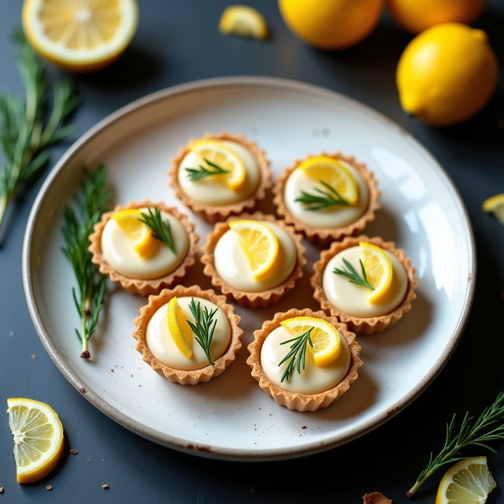 Tartaletas de Base de Almendra con Crema de Hígado de Bacalao y Limón Confitado: Entrante Noruego Keto