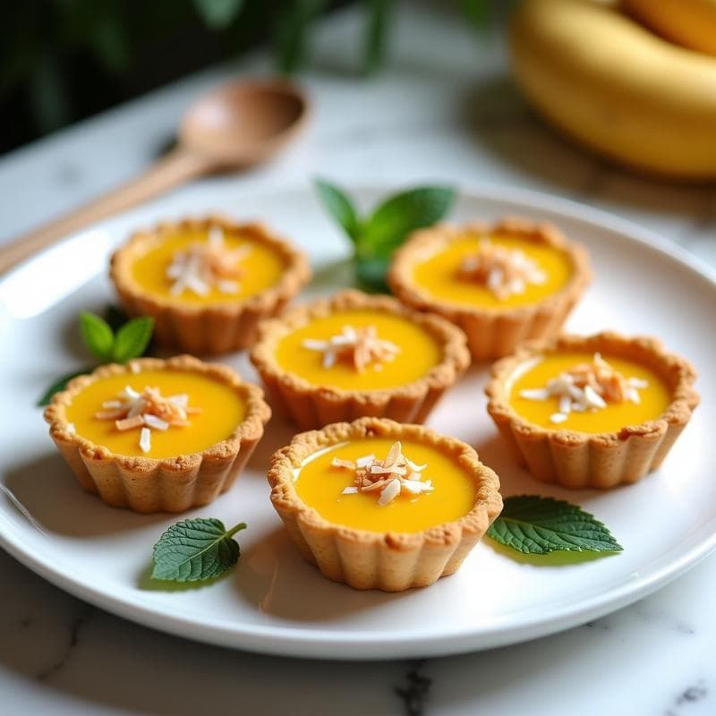 Tartaletas de Base de Almendra con Crema de Cúrcuma y Zanahoria: Postre Vegano y Antiinflamatorio
