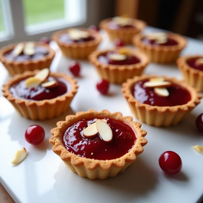 Tartaletas de Almendra y Mermelada de Arándanos sin Azúcar: Postre Keto Sin Horno