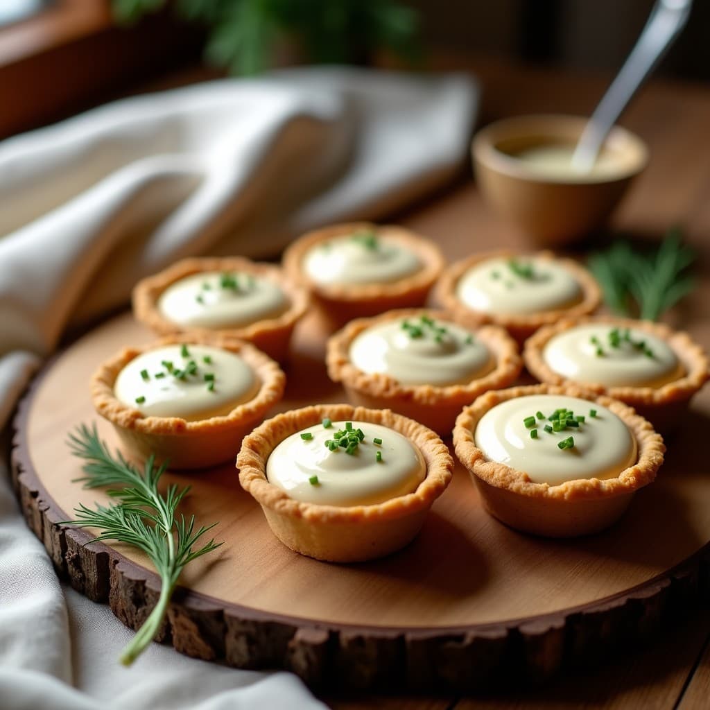 Tartaletas de Base de Avellana con Crema de Espárragos Blancos: Receta Alemana Sin Gluten