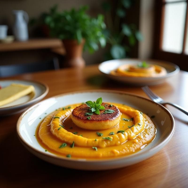Tartaletas de Batata Naranja y Hummus de Lentejas Rojas: Entrante Vegano con Toque Árabe