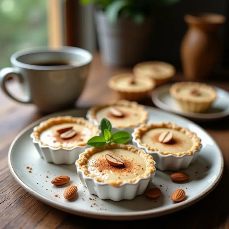 Tartaletas de Café y Tofu Veganas: Receta Fácil con Sabor Umami en 30 Minutos