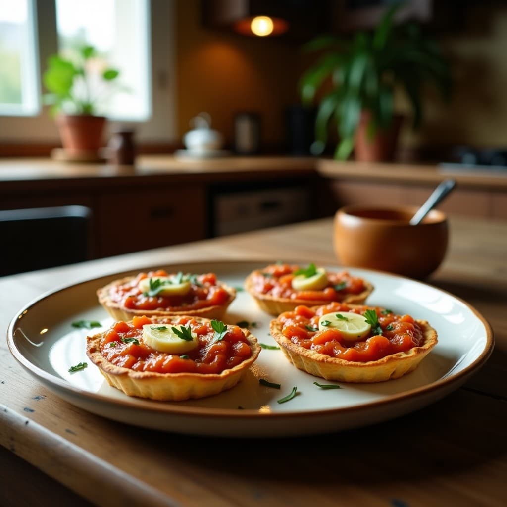 Tartaletas de Calabacín y Queso de Oveja con Mermelada de Cebolla: Receta Griega en Horno