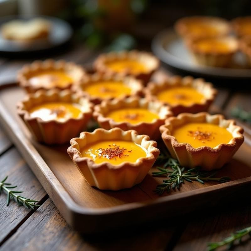 Tartaletas de Calabaza y Azafrán en Thermomix: Receta Fácil y Sofisticada en 25 Minutos