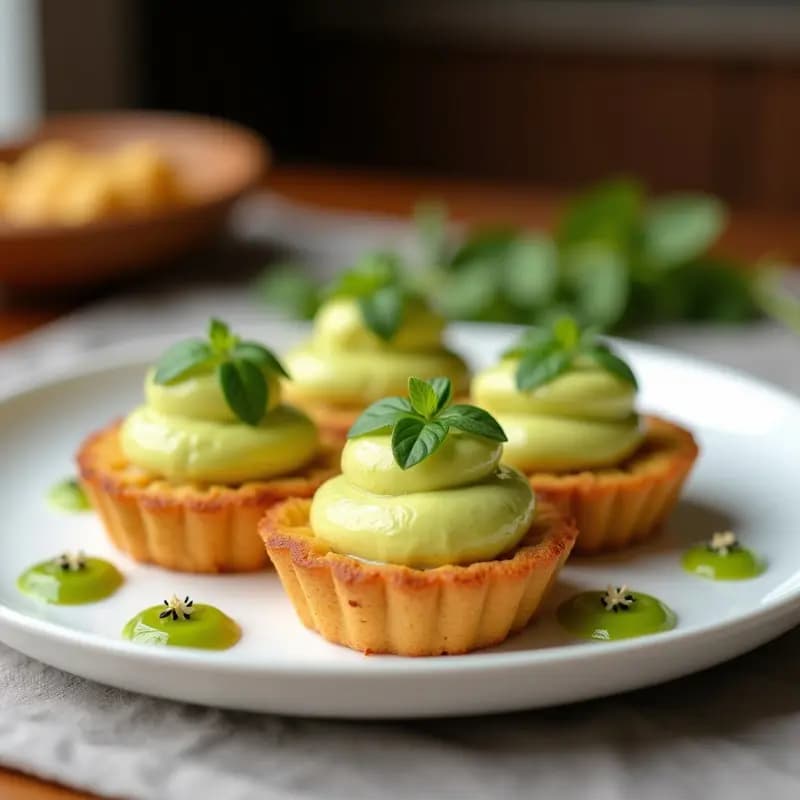 Tartaletas de Base de Cauliflor con Mousse de Aguacate y Huevas de Trucha: Entrante sin Horno y Rico en Omega-3