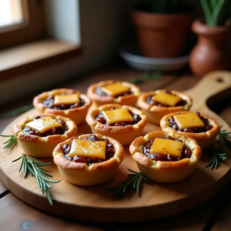 Tartaletas de Cebolla Caramelizada y Queso Idiazábal: Receta en Horno con Masa Quebrada Casera