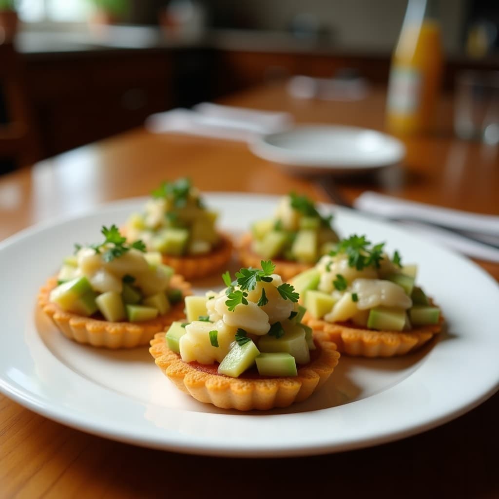 Tartaletas de Aguacate y Ceviche de Corvina: Receta Peruana Sin Horno con Cítricos Frescos