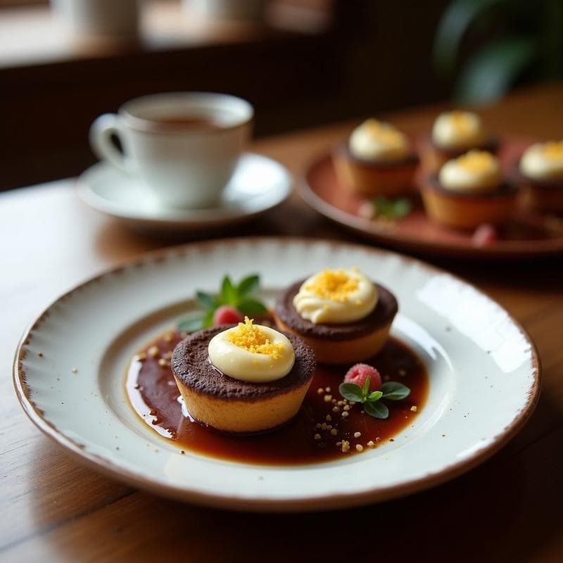 Tartaletas de Chocolate y Avellanas con Relleno de Aquafaba: Postre Vegano Sin Gluten