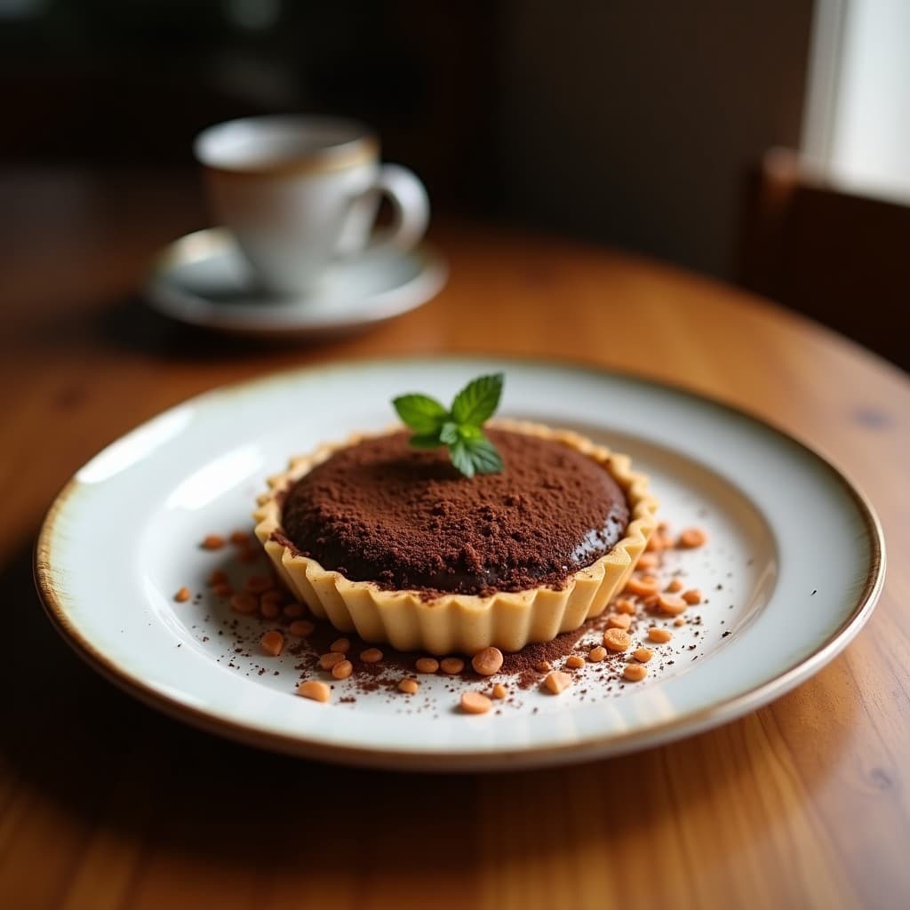 Tartaletas de Chocolate y Café con Crujiente de Avellanas: Postre Keto en Thermomix