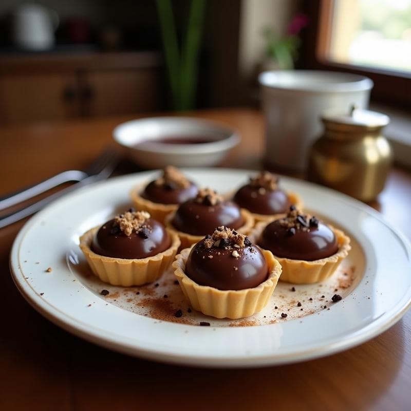 Tartaletas de Chocolate y Pasta de Dátiles: Postre Vegano Sin Horno y Sin Azúcar en 20 Minutos