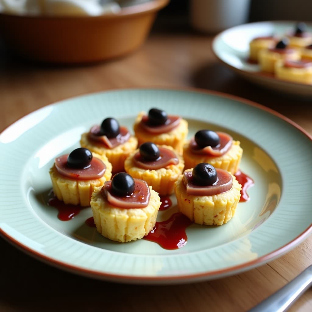 Tartaletas de Harina de Coco con Relleno de Atún y Aceitunas Kalamata: Entrante Mediterráneo Keto
