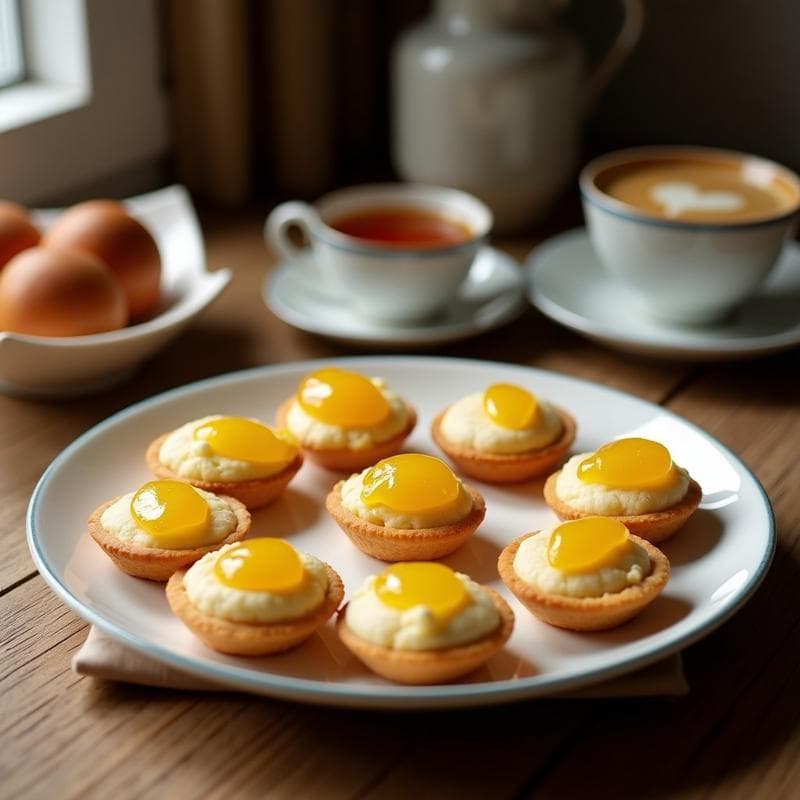 Tartaletas Crujientes de Harina de Coco con Mermelada de Maracuyá: Postre Vegano y Sin Horno