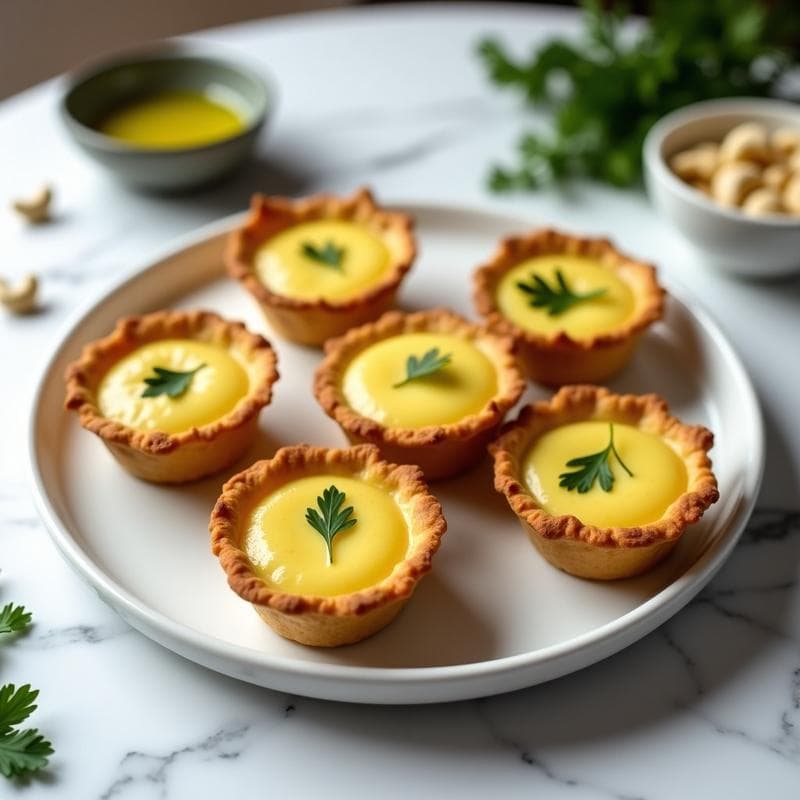 Tartaletas de Coliflor y Queso de Anacardos: Receta Keto en Thermomix Sin Cocción