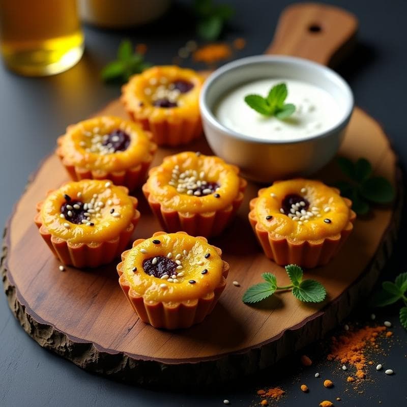 Tartaletas de Cúrcuma y Arroz Negro: Receta en Airfryer con Toque Antiinflamatorio en 15 Minutos