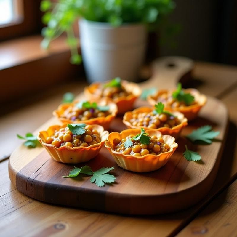 Tartaletas de Lentejas Rojas al Curry en Airfryer: Receta Rápida y Sin Gluten
