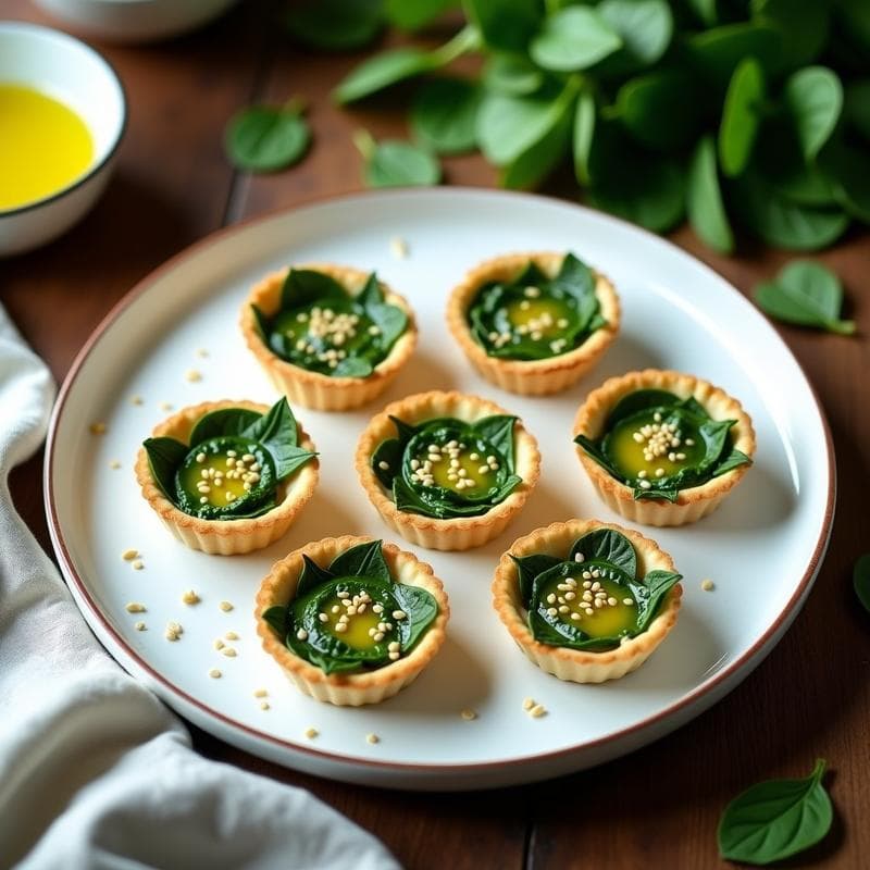 Tartaletas de Espinaca y Tofu Sedoso: Receta Vegana Sin Horno con Molde de Silicón