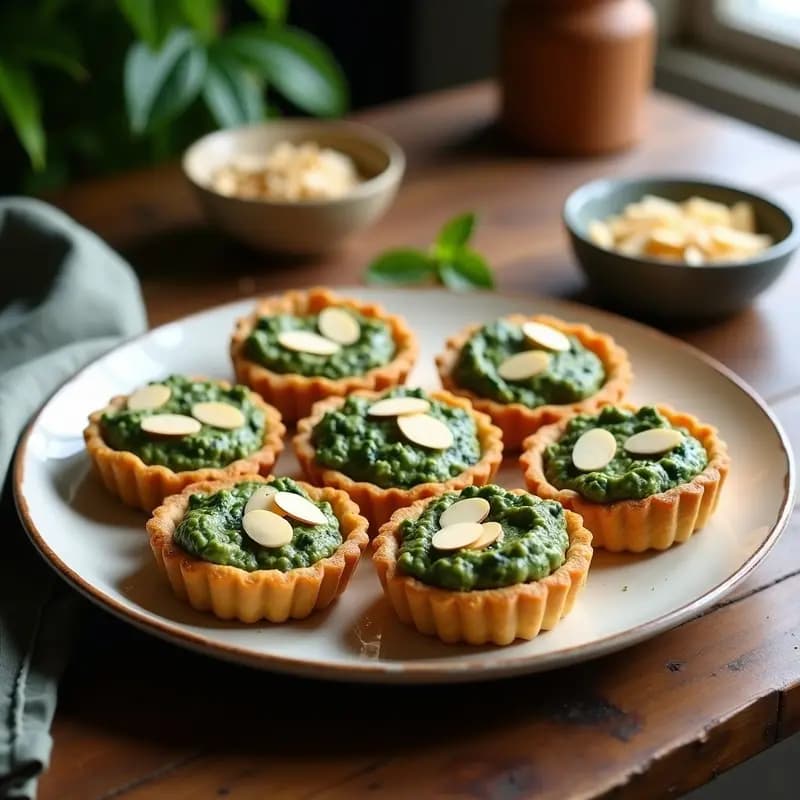 Tartaletas de Espinaca y Tofu: Receta Vegana Sin Gluten para Meal Prep
