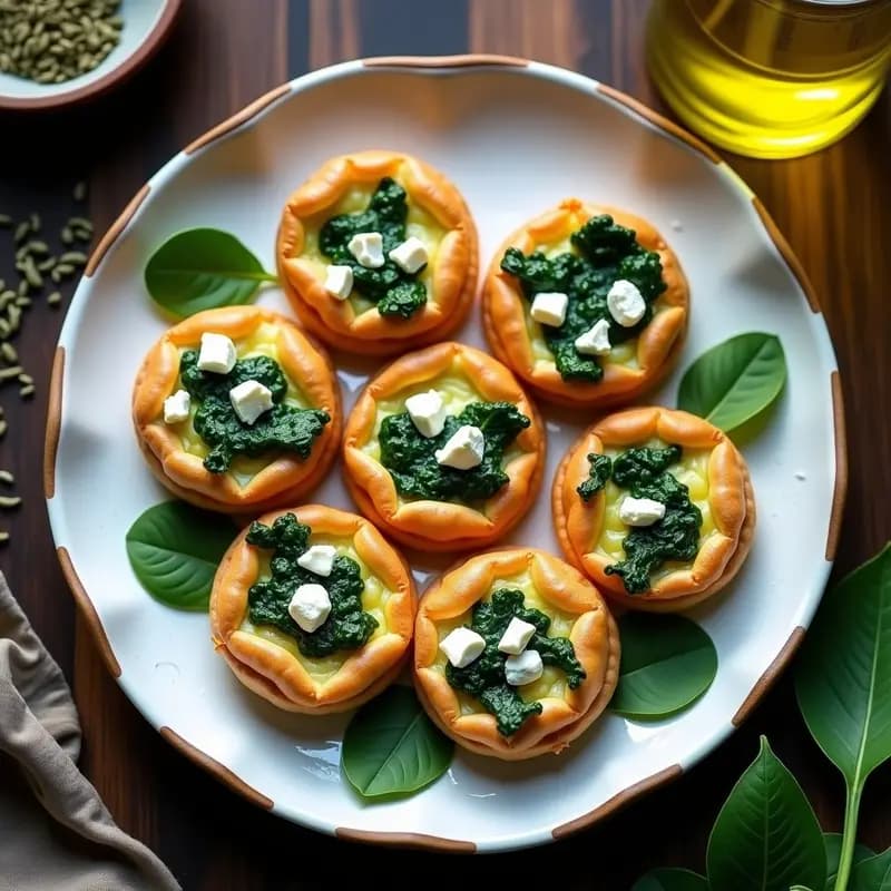 Tartaletas de Espinacas y Feta en Airfryer: Receta Keto Fácil y Sin Harina