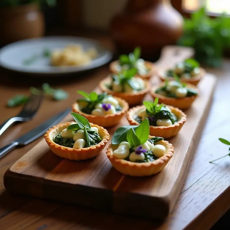 Tartaletas de Espinacas y Gorgonzola al Horno: Receta Rápida y Elegante para Sorprender