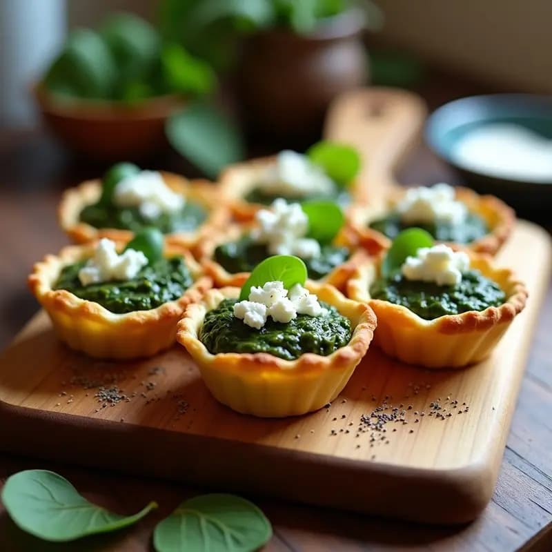 Tartaletas de Espinacas y Hongo Ostra en Thermomix: Receta Rápida y Sin Horno