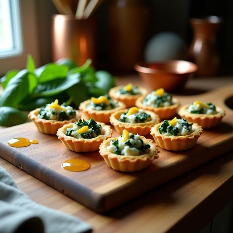 Tartaletas de Espinacas y Queso de Cabra en Thermomix: Receta Rápida y Elegante para Impresionar