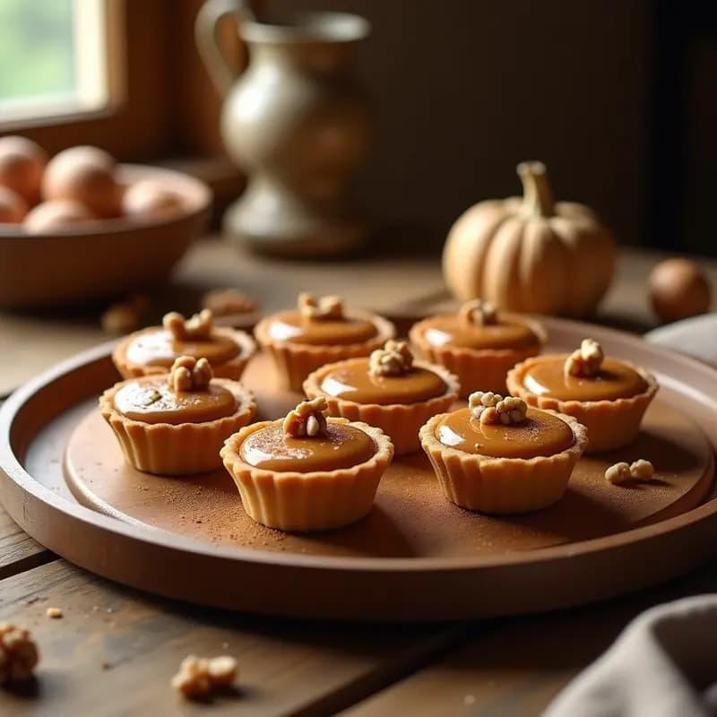 Tartaletas de Harina de Castaña y Puré de Castañas: Postre Francés Sin Gluten