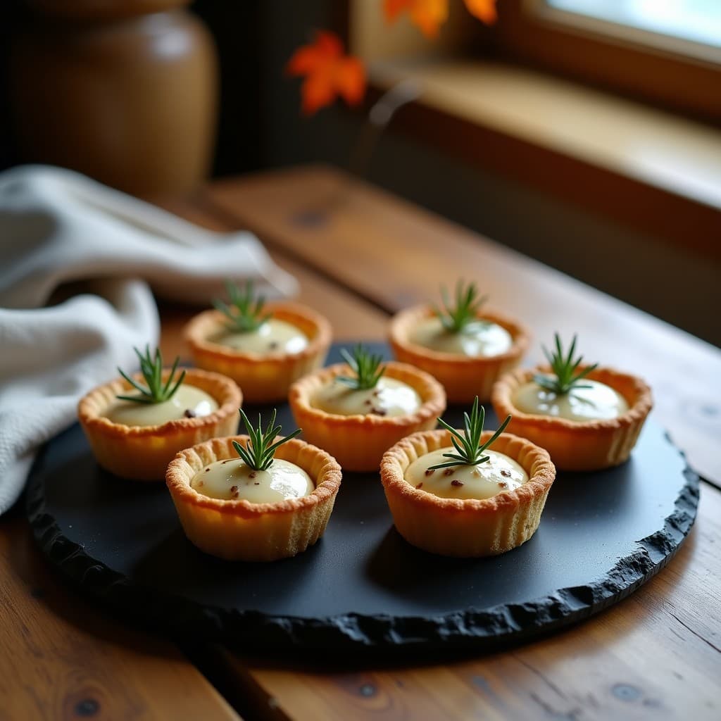 Tartaletas de Harina de Castanje y Crema de Setas Silvestres: Receta Otoñal Sin Gluten