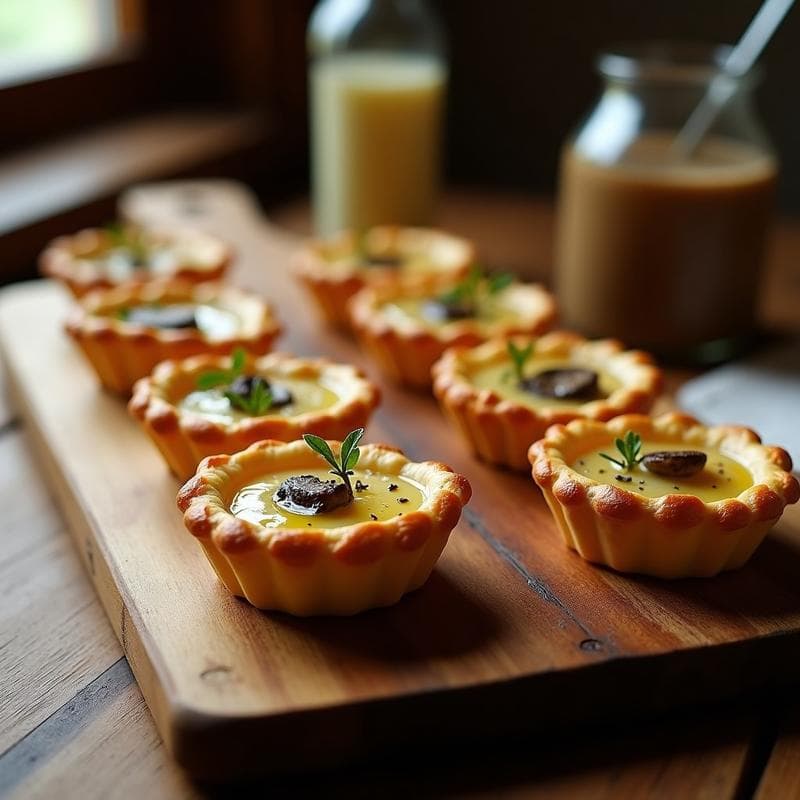 Tartaletas de Hongos Porcini y Trufa: Receta Gourmet al Horno con Toque Umami